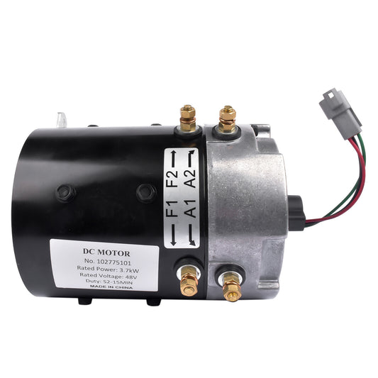 For SepEx Motor ZQS48-3.7-T-GN 103572501 48V 3.7KW Electric Vehicle for Golf Cart Q
