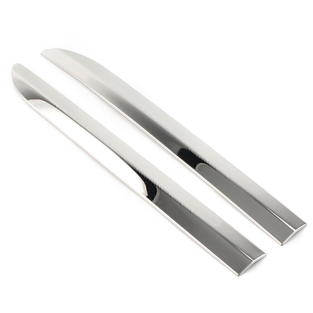2X Rear Chrome Around Corner Protector Cover Trim Fit for Subaru Fitester 2019-2023