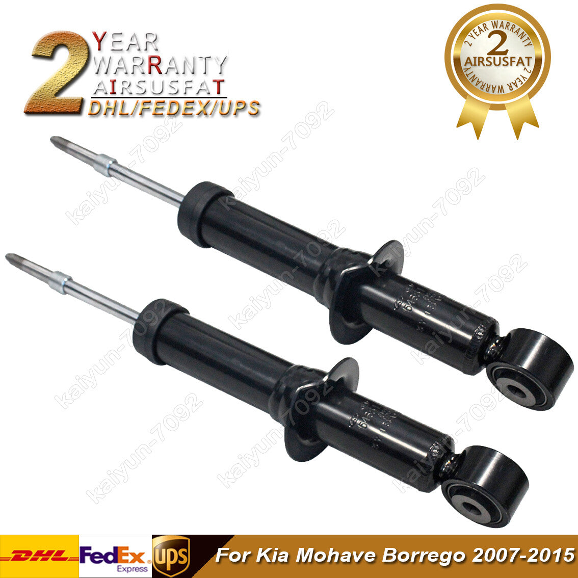 2x Front Left Right Air Suspension Shock Core for Kia Mohave Borrego 2007-2015