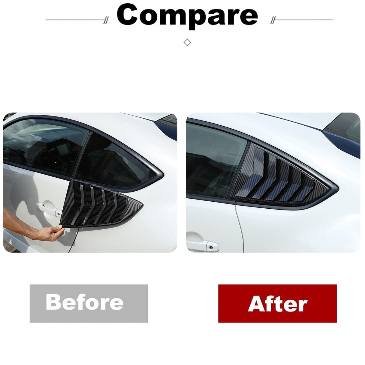 ABS carbon fiber for seat headrest cover modification decoration suitable for ta Supra 2019-22- v