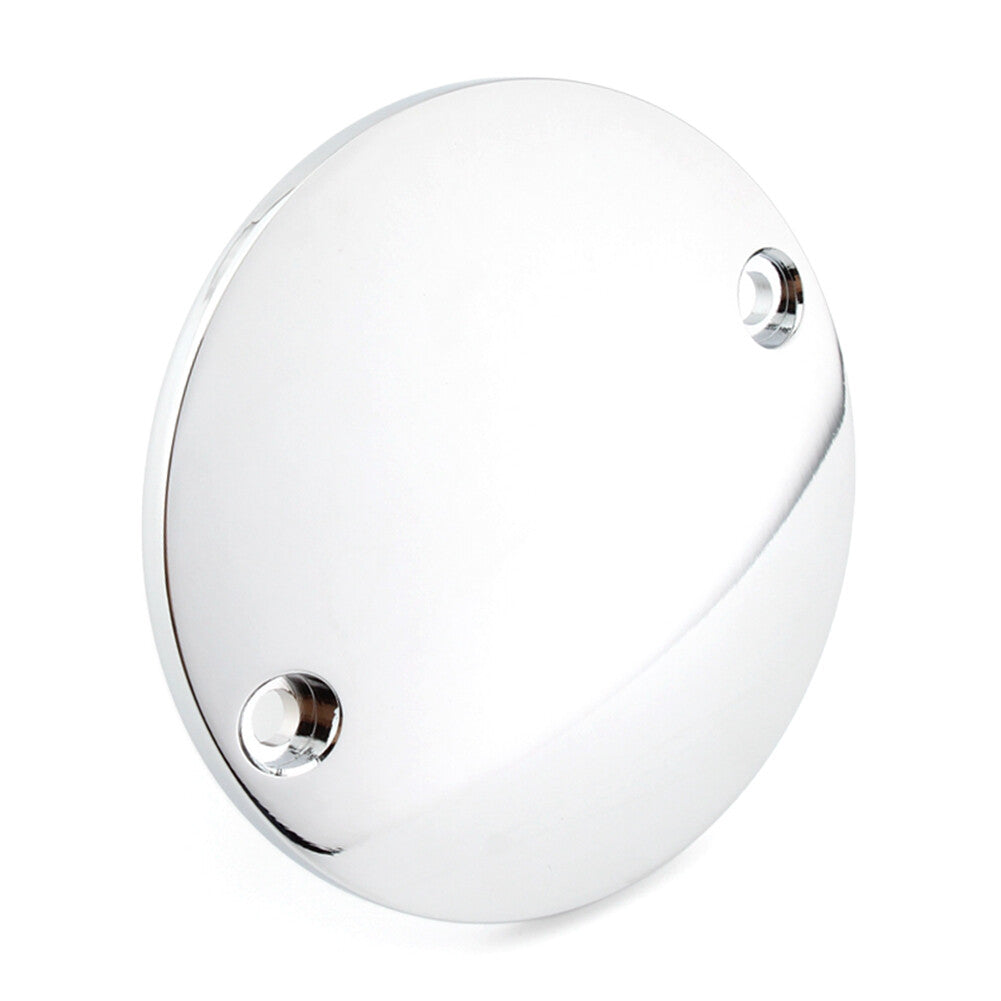FIT for Harley Timing Ignition Timer 2Hole Chrome Domed Points Cover Softail Bigtwin Q