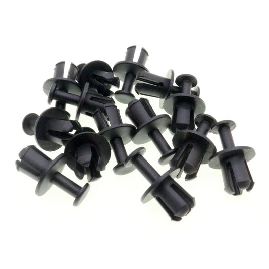 25-piece pack 1H086719901C Black Nylon Luggage Compartment Buckles and Rivets for VW for Audi Q