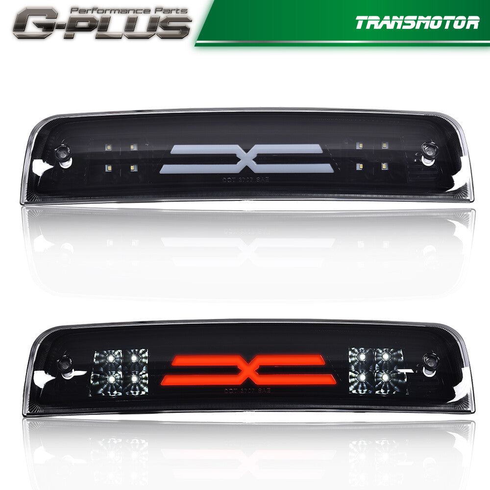Fit For 09-18 for Ram 1500 2500 3500 X-ray LED Three Lights/Bright Surface- v