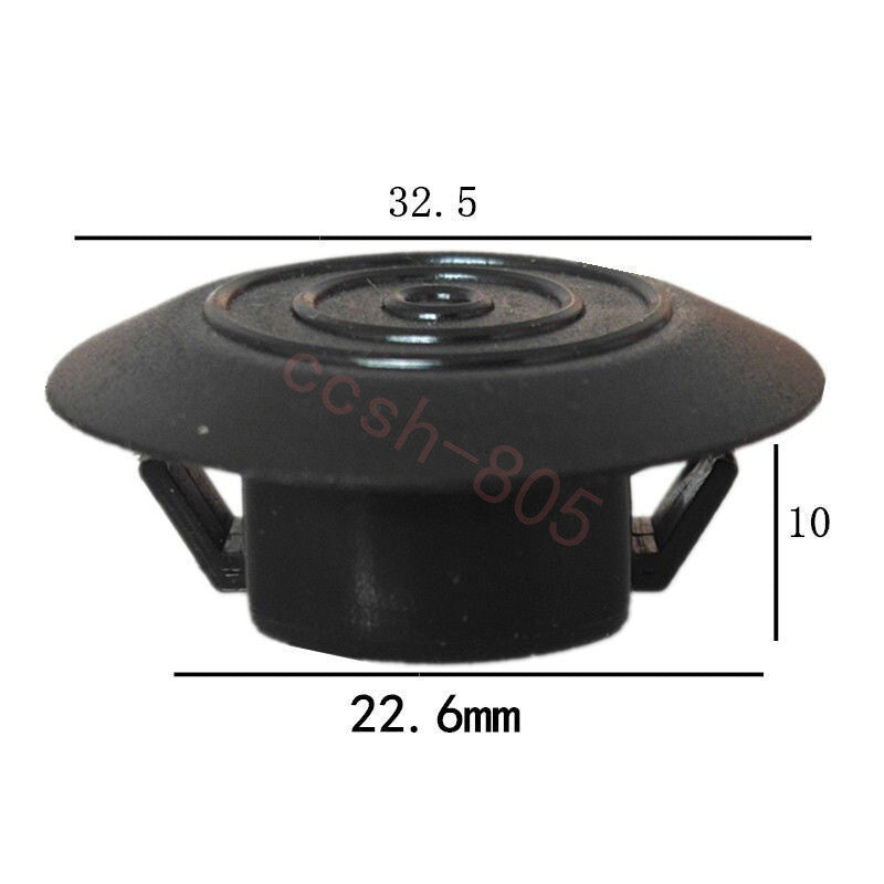 10 Pcs Car Thresholds Skirt Side Trim Hole Plug Caps for Toyota