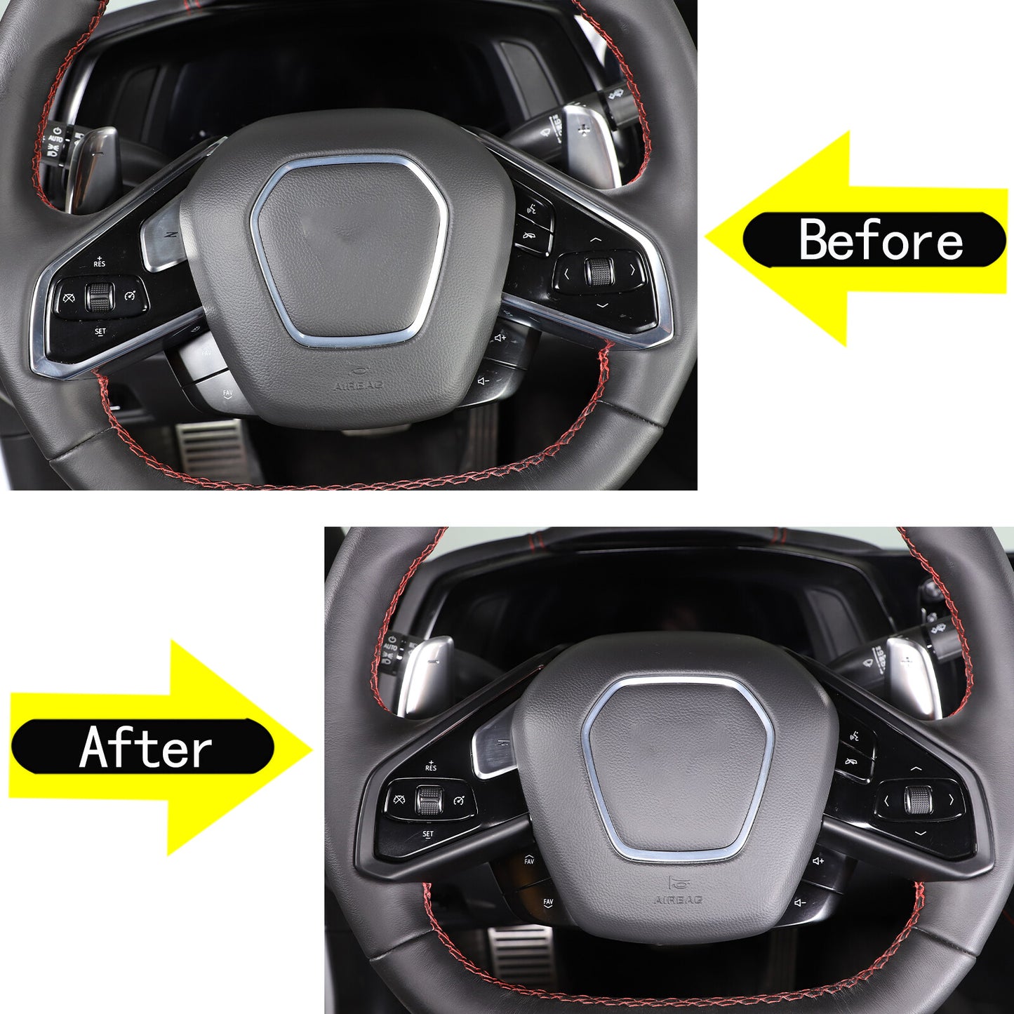 Red Carbon Fiber Center Console Volume Adjustment Trim for X3 X4 X4M 22-23- v