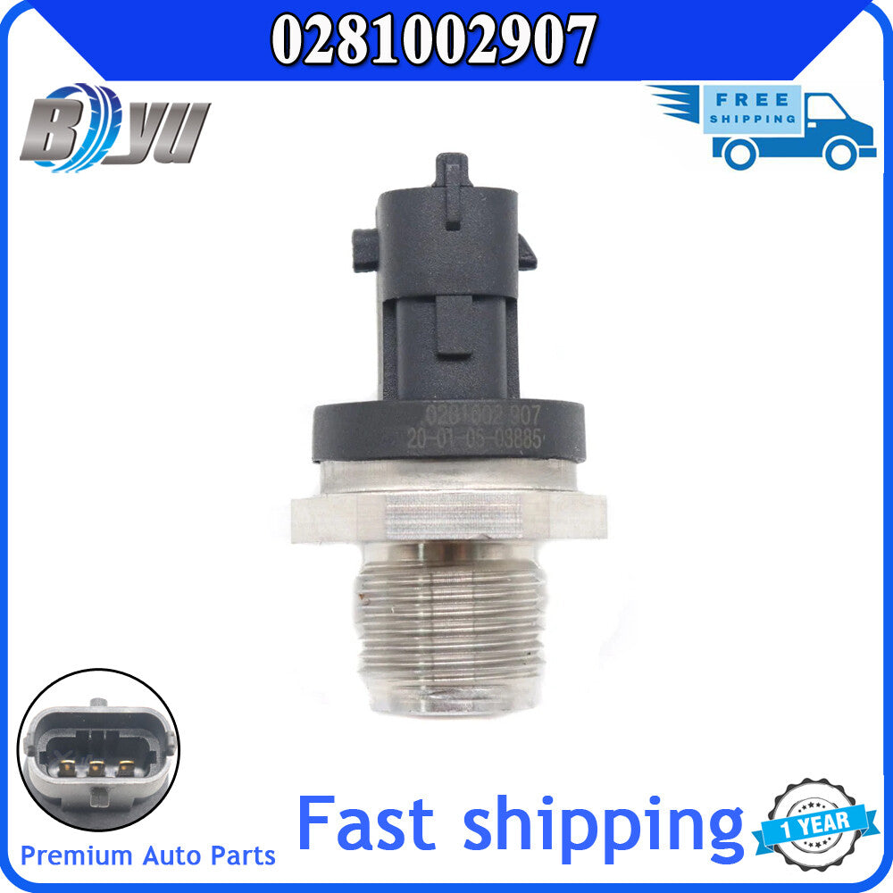 0281002907 One-piece fuel rail high-pressure regulator sensor for NISSAN NAVARA XTERRA