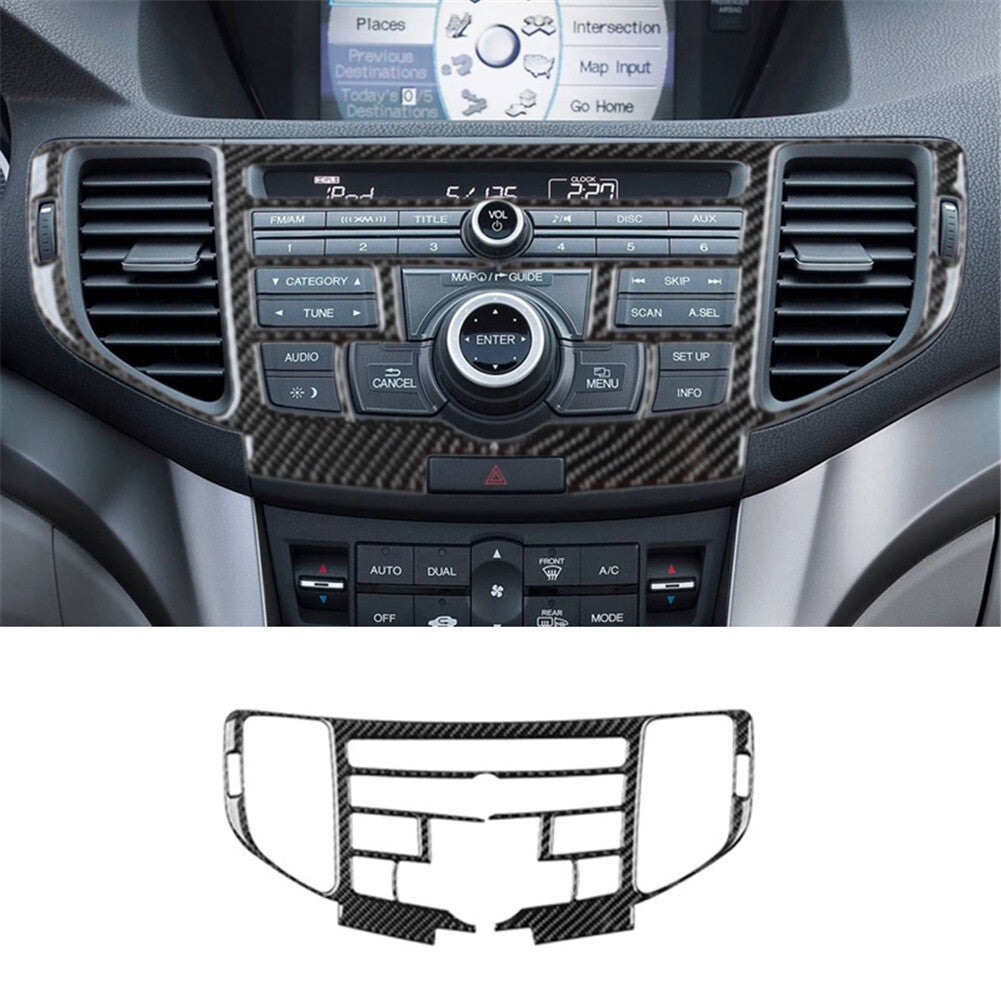 Carbon Fiber Rear Air Vent Outlet Decor Cover Trim for Chrysler 300 2005-2007 v