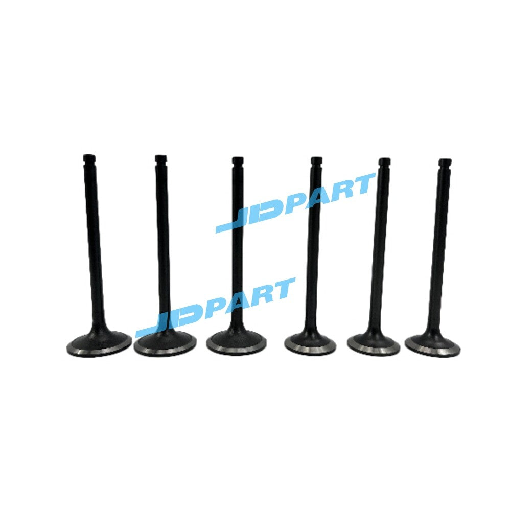 6-piece D722 intake and exhaust valves (67mm) for engines.