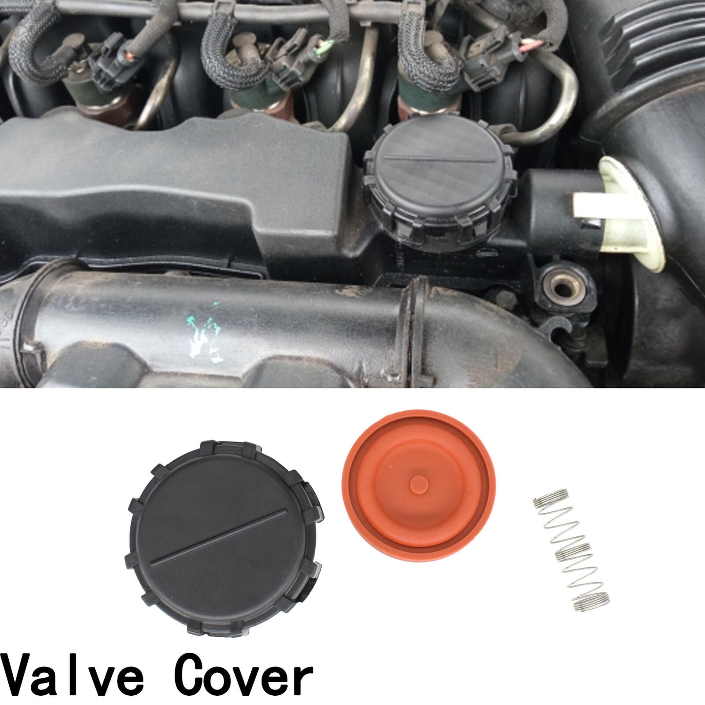 for Peugeot 206 207 307 308 407 Cylinder Head Engine PCV Valve Cover Repair Kit Q