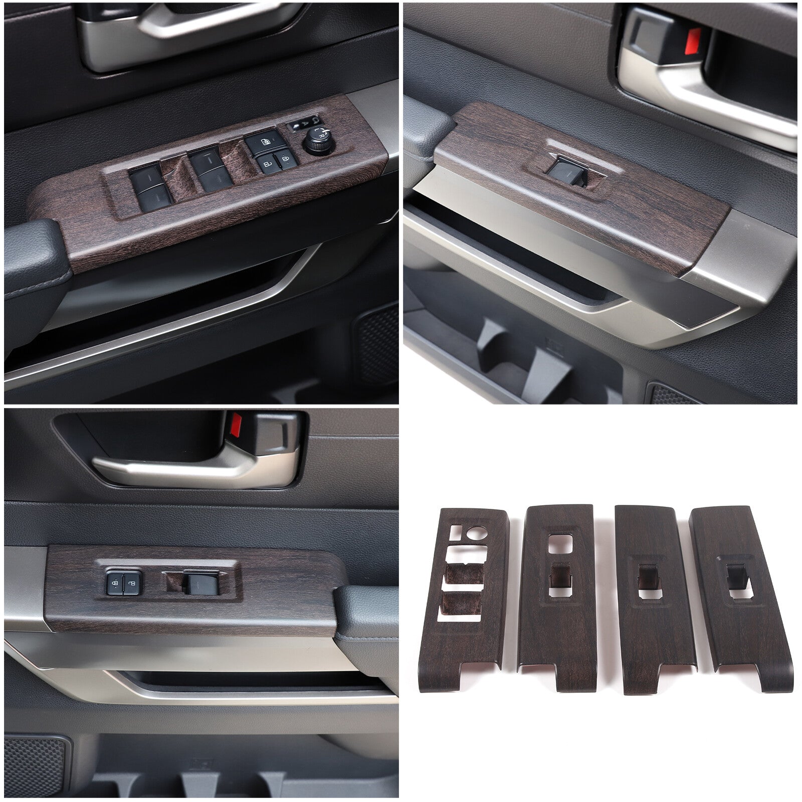 Carbon fiber cosmetic mirror panel decorative sticker suitable for Corvette C8 2020-2023- v
