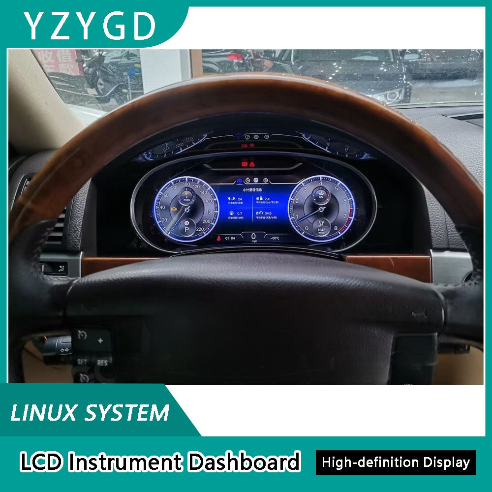for Volkswagen Touareg 2003-2010 Instrument LCD Digital Cluster Speedometer Q