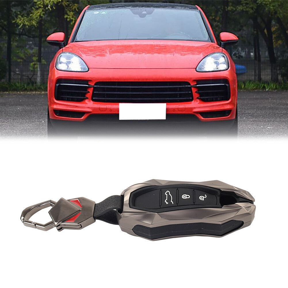 Black for Smart Key Fob Cover Case Shell for Porsche for Cayenne for Panamera for 911 Macan Q