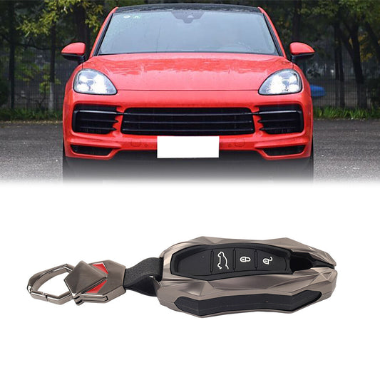 Black for Smart Key Fob Cover Case Shell for Porsche for Cayenne for Panamera for 911 Macan Q
