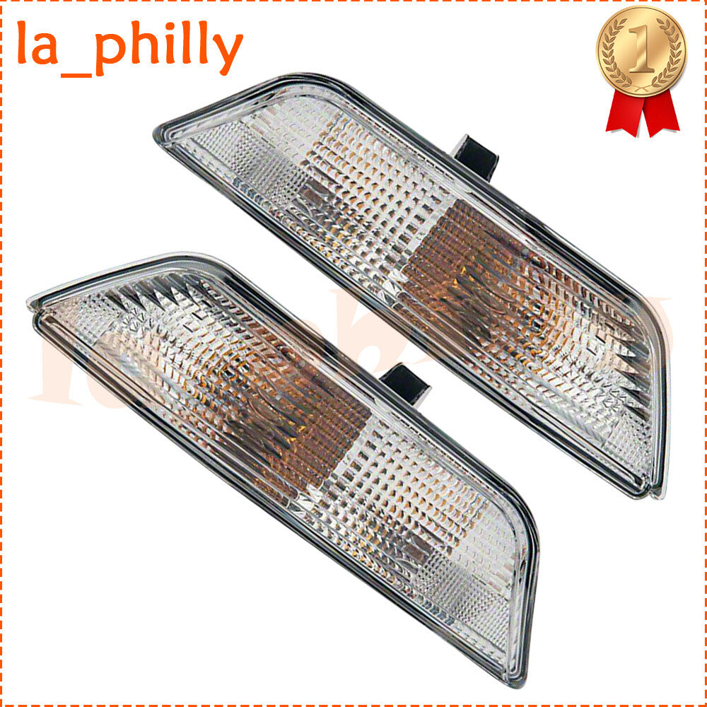 For 2015-17 for Ford for Mustang LHRH Park Turn Signal Side Marker Light Lamps W/Bulbs