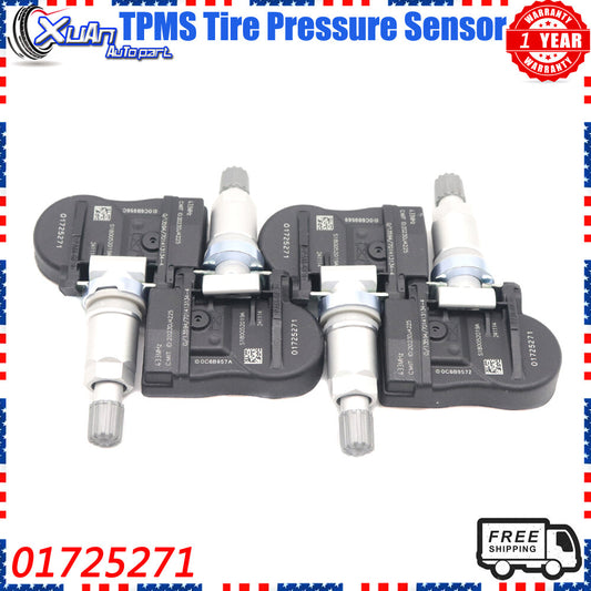 4 TPMS tire pressure sensors 433MHz 01725271 for Geely Atlas Emgrand X7 Sport v