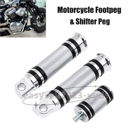 CNC Shifter Peg Foot Pegs Rests Fit for Harley Davidson Sportster Dyna Road King