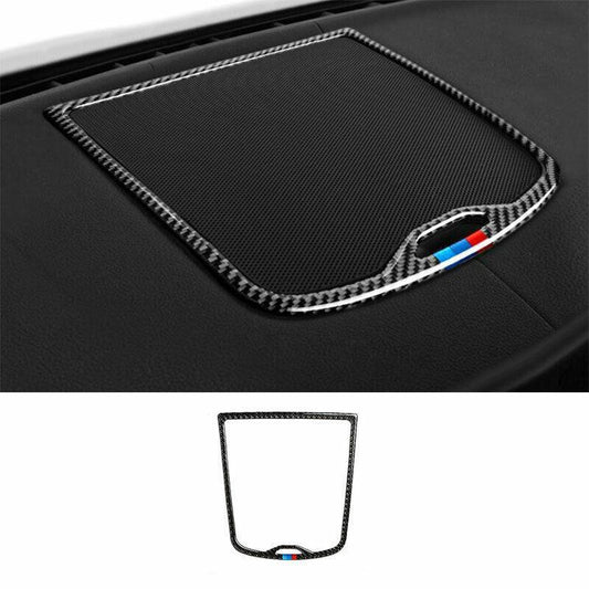 for BMW X3 G01 X4 2018-2021 Real Carbon Fiber Console Dashboard Horn Frame Decor