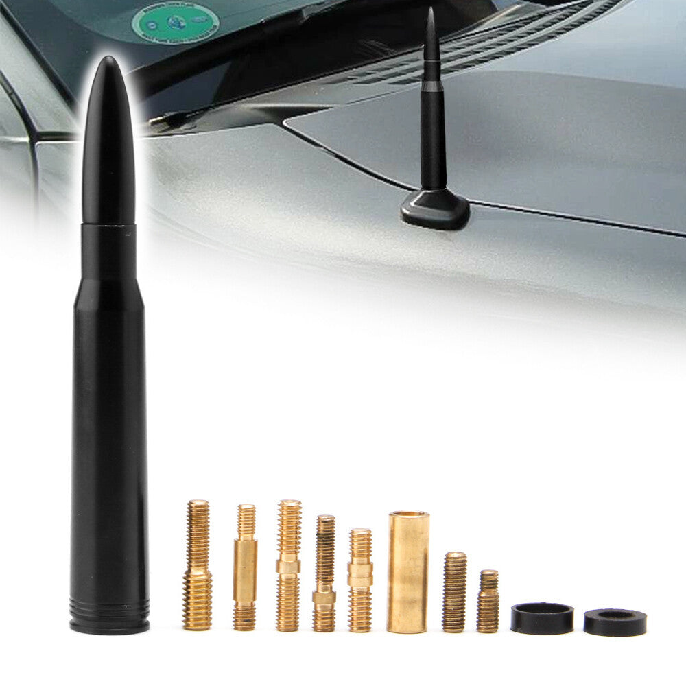 BLACK BULLET ANTENNA 50 CAL for CHEVROLET SILVERADO for GMC for SIERRA 1500/2500/3500 Q