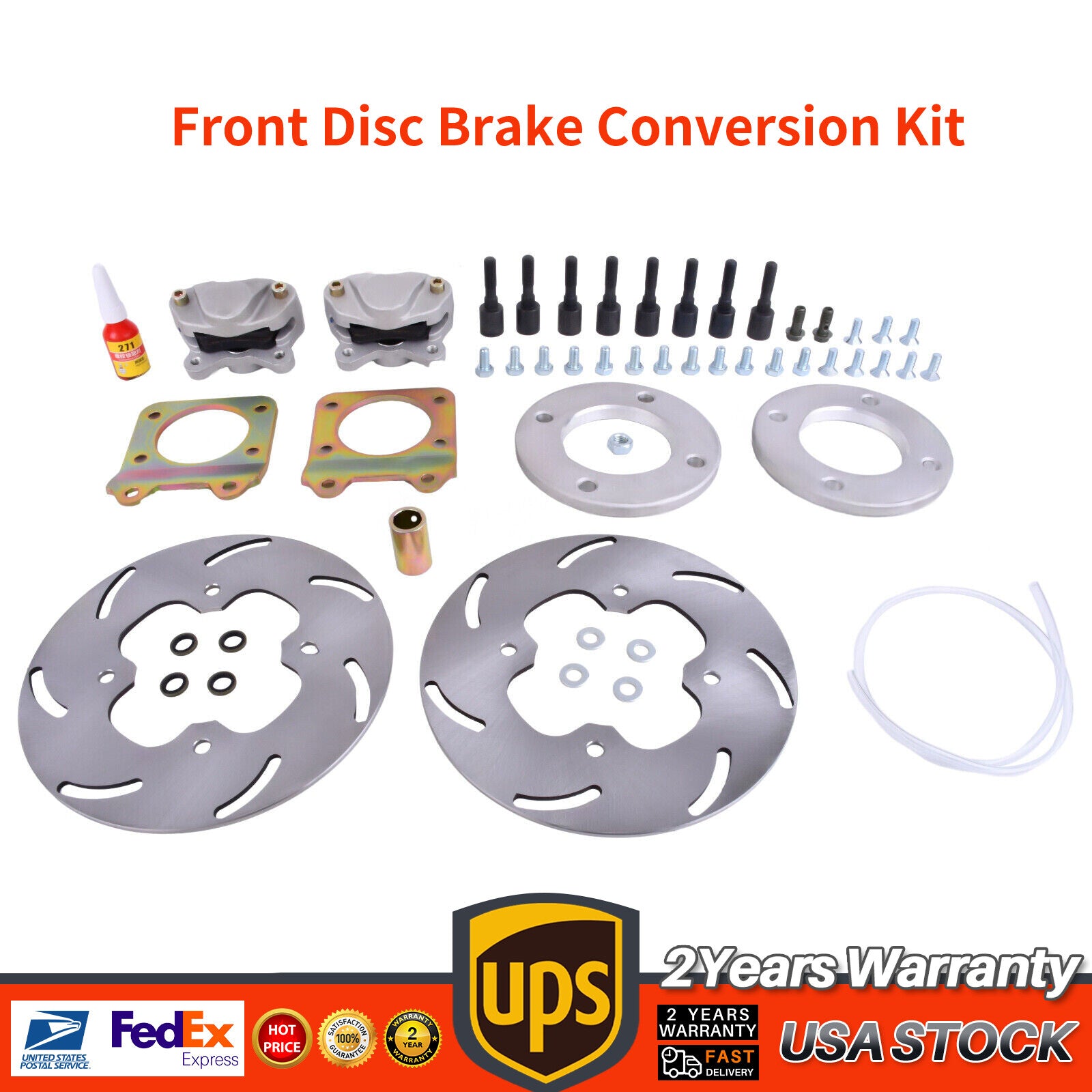 Front Disc Brake Conversion Kit for Honda Foreman 400 450 4x4