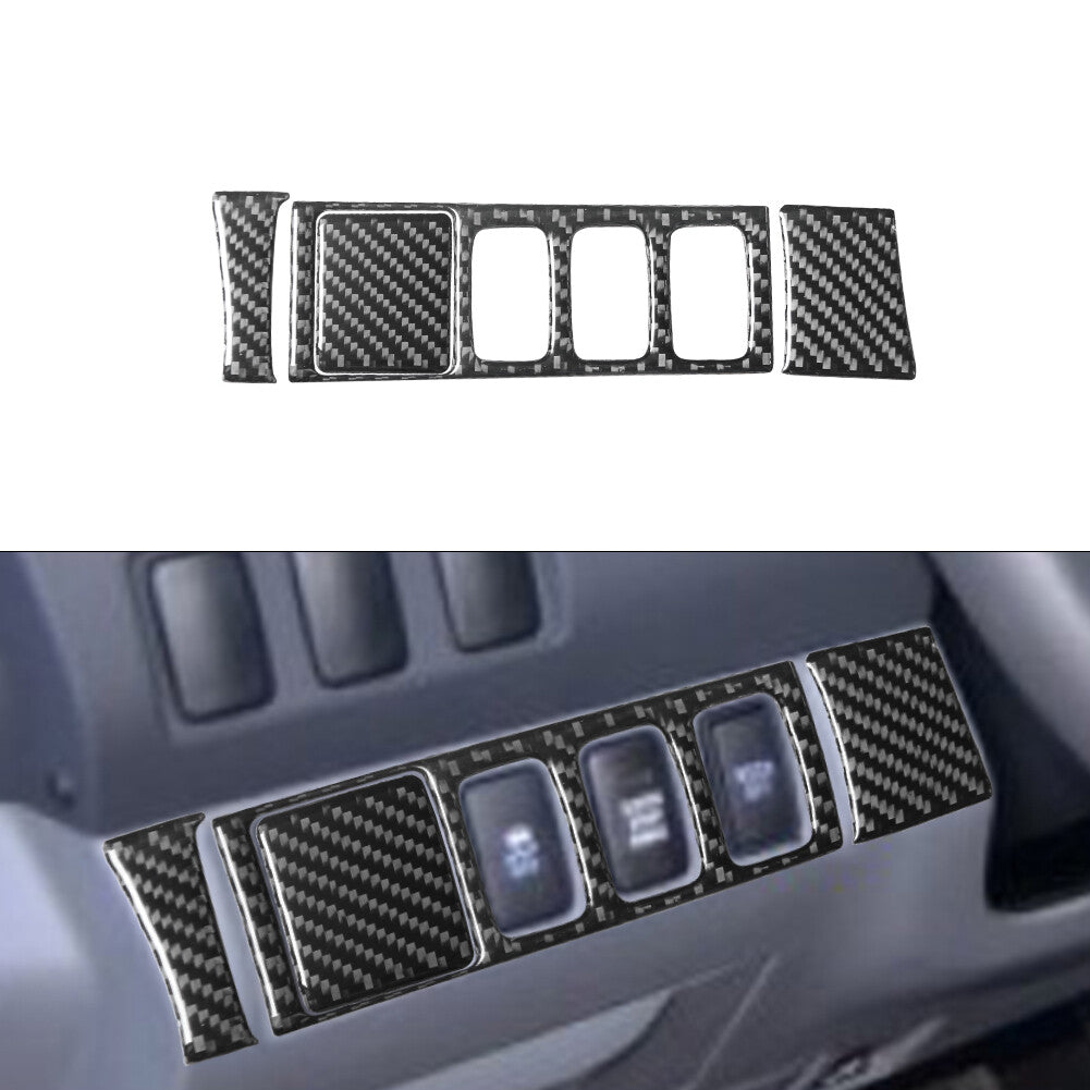 for Corolla 2020 - 2023 Matte Silver Window Lift Panel Switch Cover Trim- v