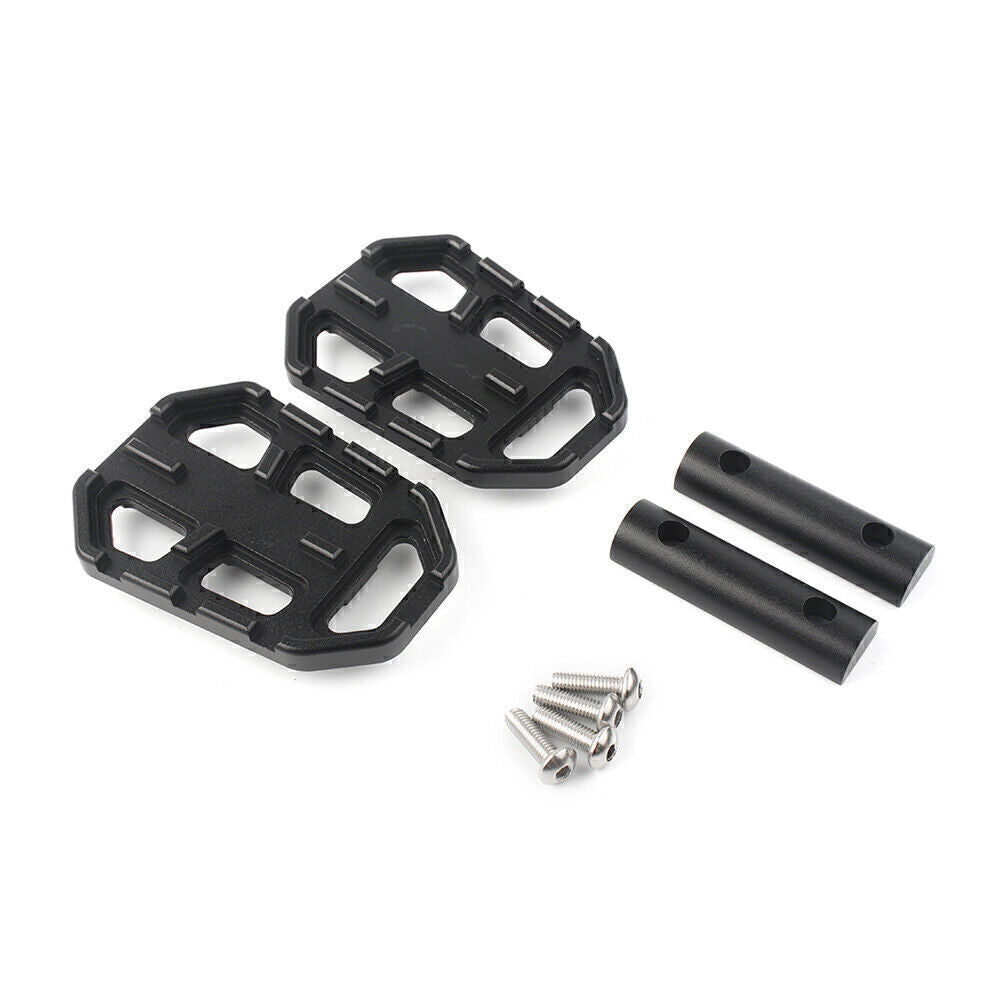 Motorcycle Foot Peg Extender Pedal Pad for BMW R1200GS G310GS S1000XR Black