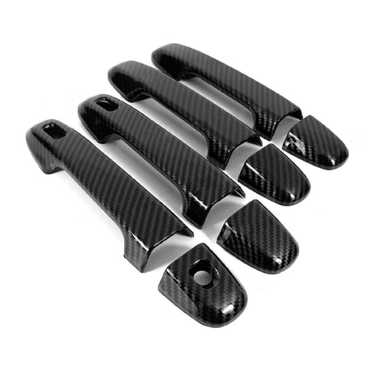 Carbon Fiber Door Handle Cover Bezel for Subaru WRX Sedan 4-Door 2018-2022 Q
