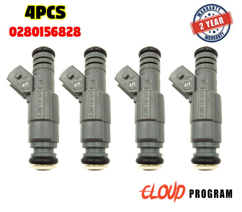 4 Pcs Fuel Injector Nozzle 0280156828 Fit For New v