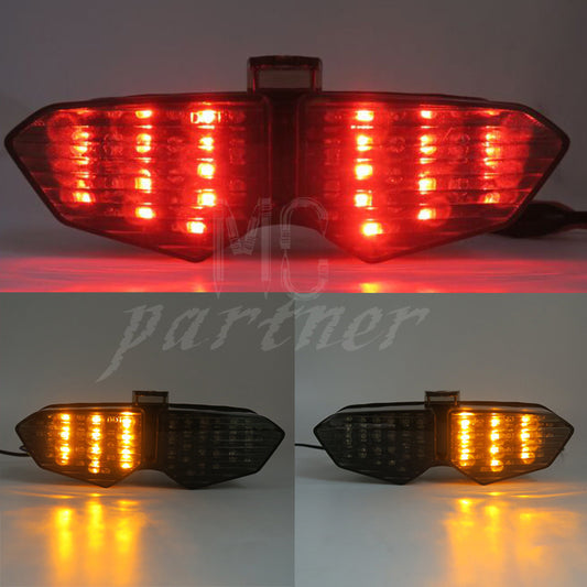 Smoke Integrated LED Tail Light Signals for Yamaha YZF R6 2003 2004 2005 Q