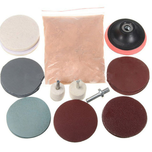 Car Windshield Deep Scratch Remover 8 Oz Cerium Oxide Powder Glass Polishing Kit