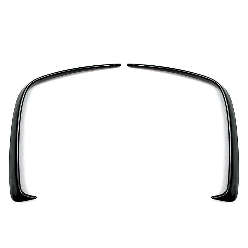 Sleek black rear bumper splitter suitable for Mercedes-Benz A W176 A200 A250 A45