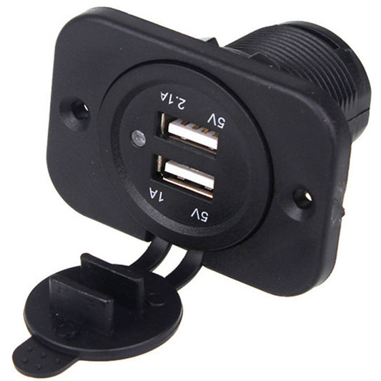 3.1A Car Phone GPS for Charger Socket Cigarette Lighter Power Outlet USB ABS Plastic