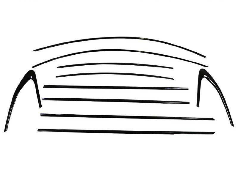 Black Steel Windows Strip 18-21 Cover Trim Sill Molding For Malibu B n