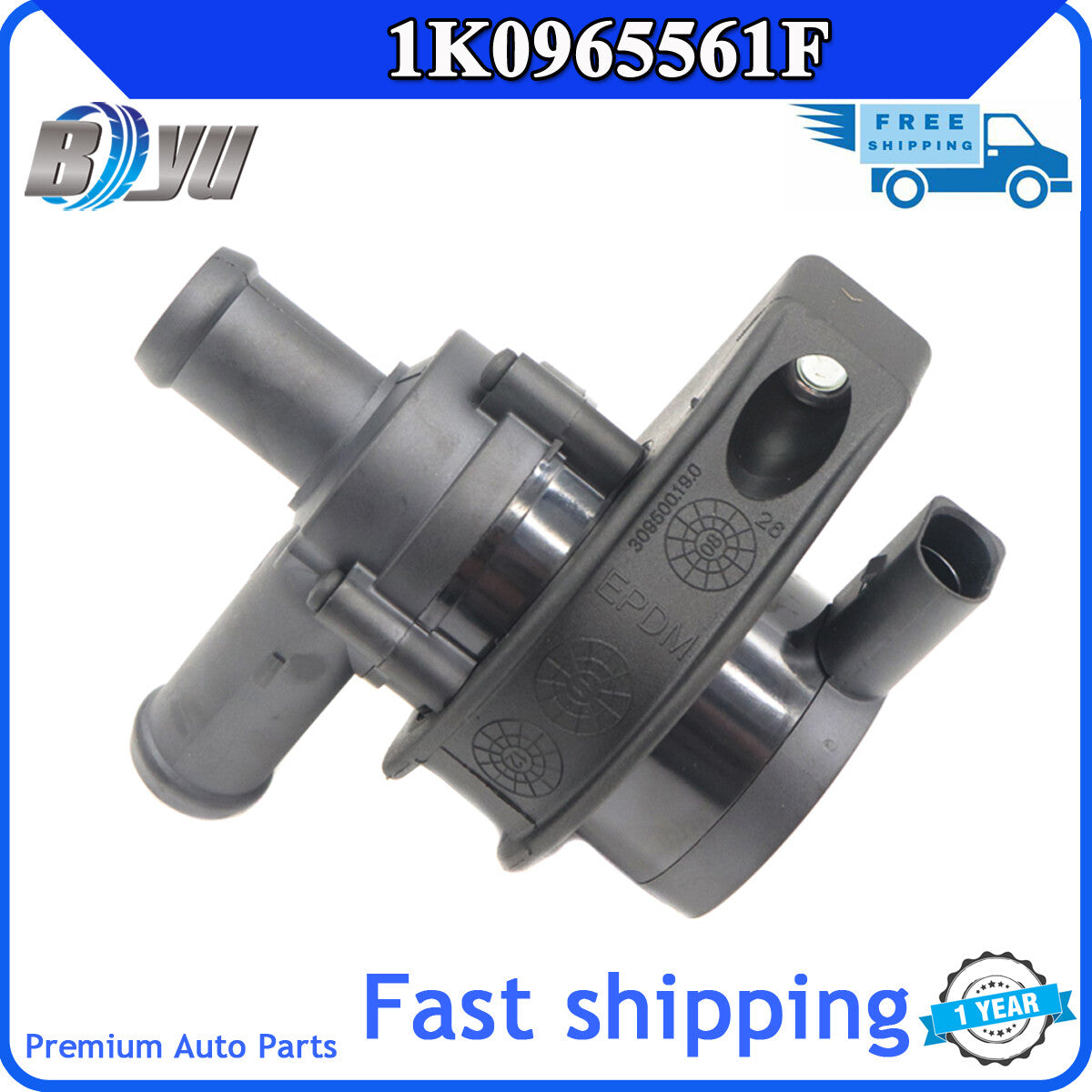 Auxiliary cooling water pump 1K0965561F is suitable for Volkswagen Beetle, EOS for Passat , and for Golf CN