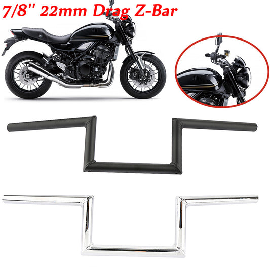 7/8 22mm Universal Motorcycle Z Bar Handlebar Drag Bar for Honda for Yamaha Chopper Q