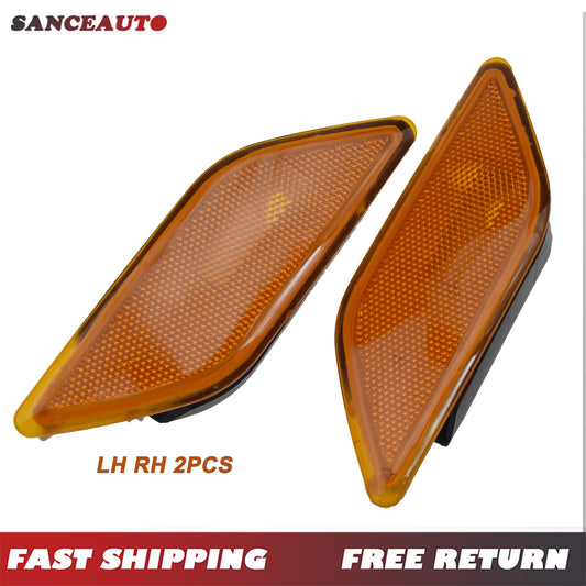 pair of front side marker lights are applicable to the 2010-2013 W212 E-Class 4-door all-new model. n
