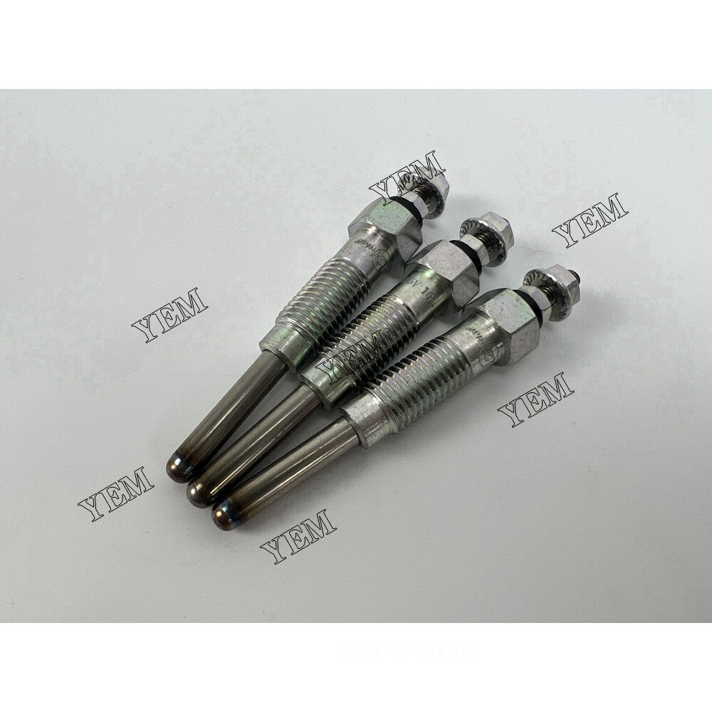 3PCS L3E Glow Plug 11V MM432-14801 for Mitsubishi Engine Rebuild Kit Aftermarket