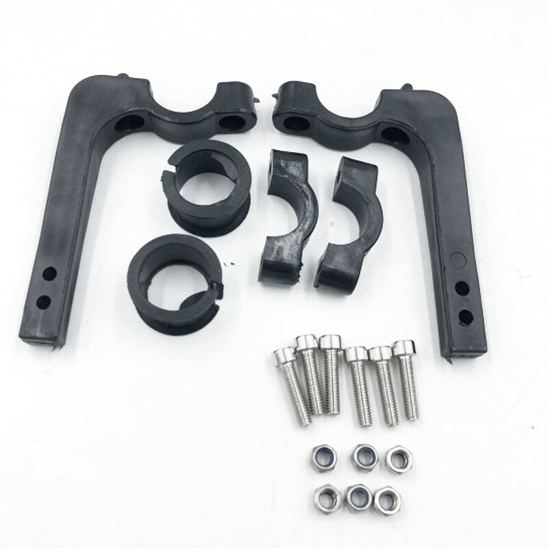 Carbon fiber colored motorcycle, bicycle, and all-terrain vehicle handguards and windshield protective cases - n