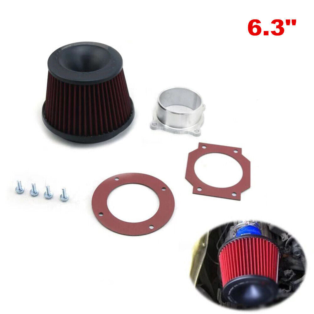 6.3-inch Short for Ram Cold Inlet High Flow Conical Filter Clip - Universal and Washable n