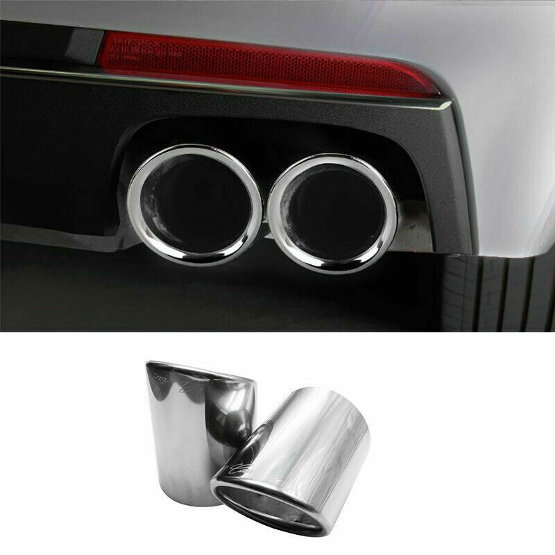 2P for Cadillac CT6 2016-2020 Chrome Exhaust Muffler Tail Pipe Tip Tailpipe Trim