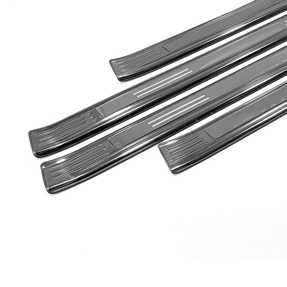 For 2022 for Nissan Navara Accessories Door Sill Scuff Plate Protector Guard Cover