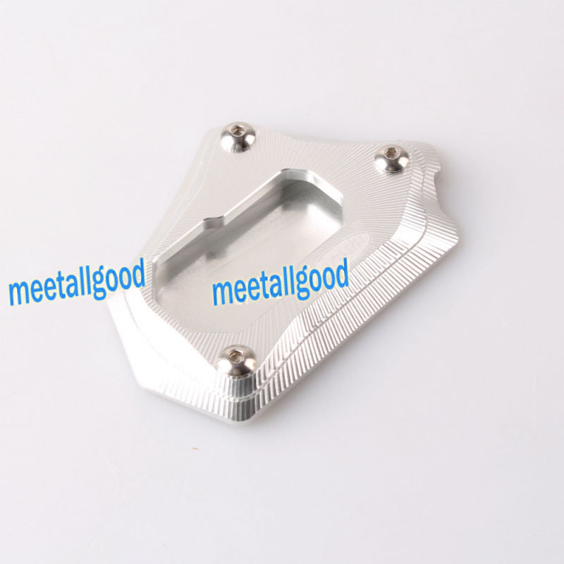 Motorcycle Sidestand Kickstand Enlarge Pad Fit for BMW R1200GS 2013 2014 Chrome Q