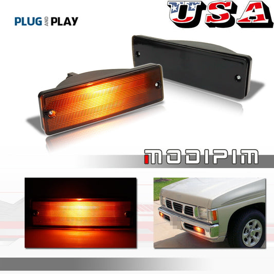 A pair of signal lights for 88-97 for D21 hard body pickup trucks / 88-95 for Pathfinder - v