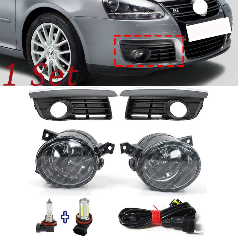 This kit is suitable for Volkswagen for Jetta V MK5 2006-2011, including front bumper fog light covers and wiring.