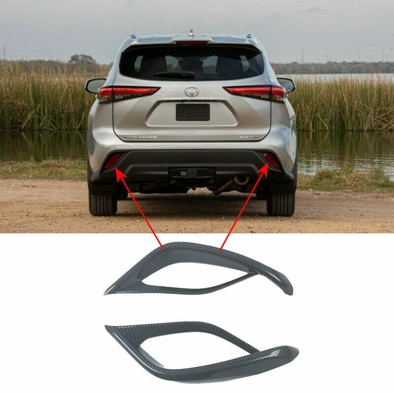 for Camry 2018-2020 Carbon Fiber Style Emergency Light Switch Cover Trim v