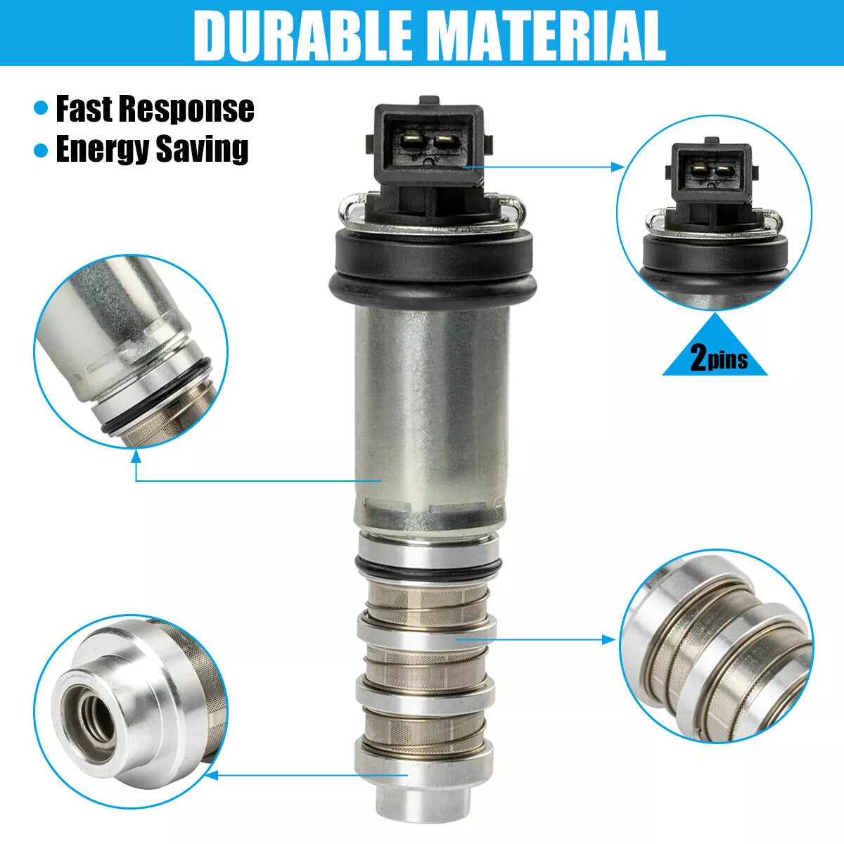 2 VANOS solenoid valves (11368605123) for 335i, 535i, 550i, M3, M5, X3, X5, X6 ( ) n