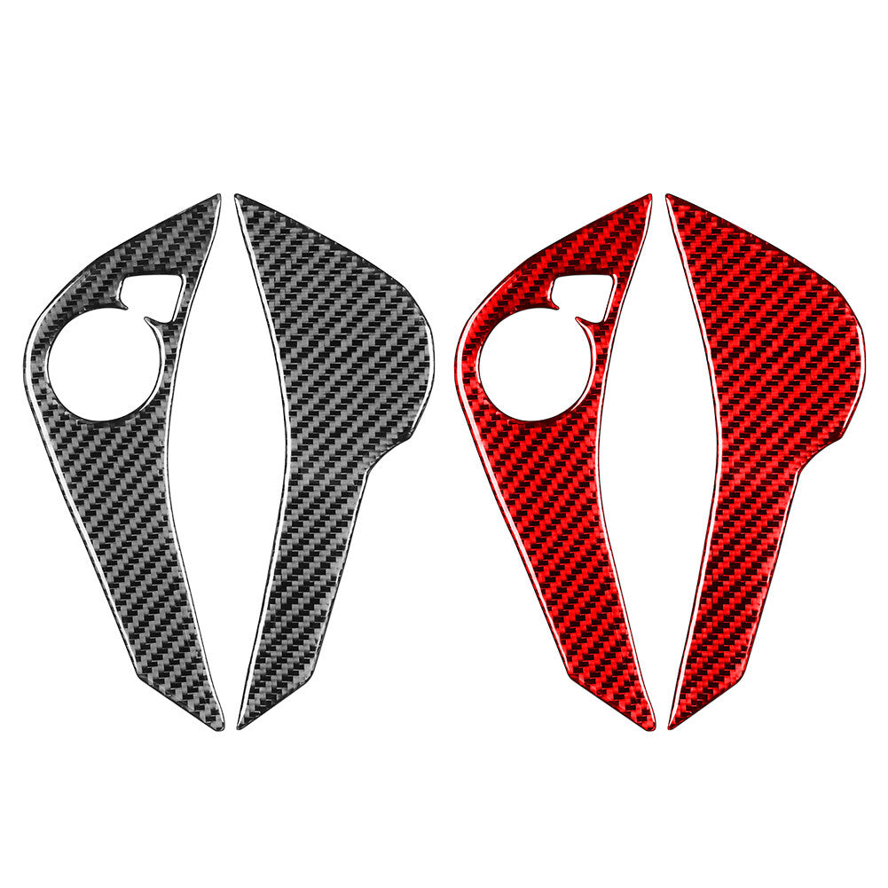 Carbon Fiber Steering Wheel Button Cover Fit for Honda Accord 2013-2017 14 15