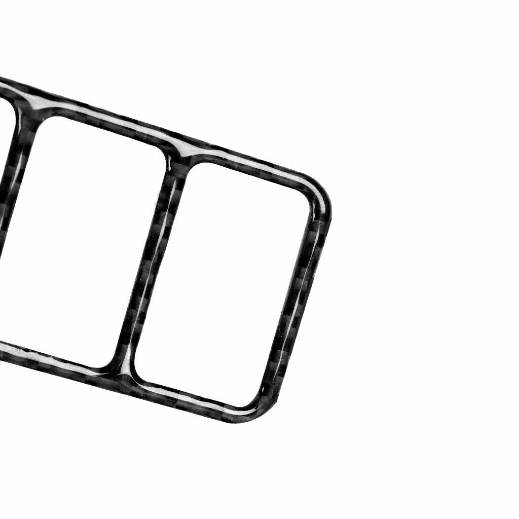 Carbon fiber console heating button panel frame cover for Nissan 370Z 2009 - 2020