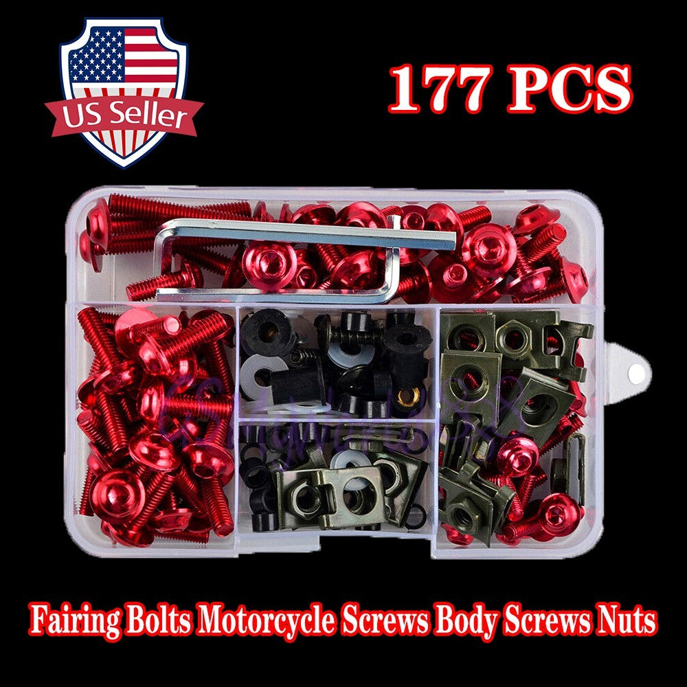 Fairing Bolts Kit Nuts Screws Fit for Kawasaki 250R for Suzuki for Honda ST1300