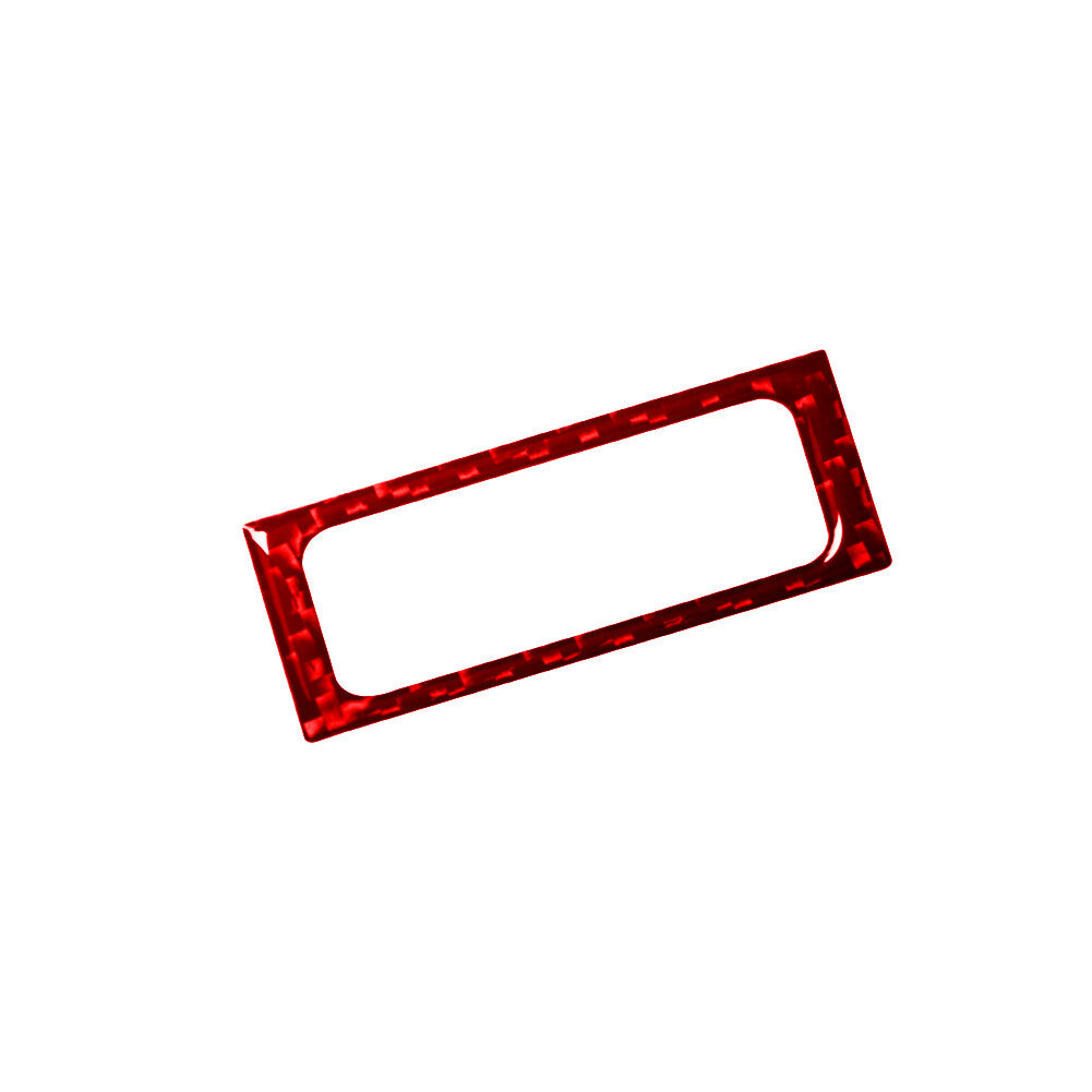 Red Carbon Fiber Radio With Navigation Trim for Jetta Sedan Type C v