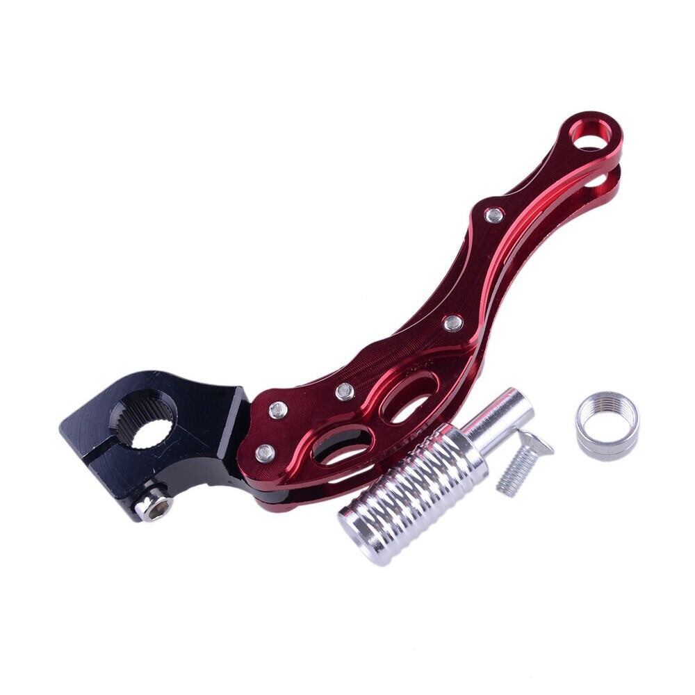 Red Starting Rod Kick Start Pedal Shift Gear Lever Replace For Motorcycle ATV n